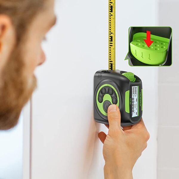 Huepar DT30 Tape Measure Distance Meter Measuring Digital Laser Rangefinder High Precision With LCD Display