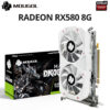 02d6bc67c4dcca81 MOUGOL Radeon RX580 2048SP 8G Graphics GDDR5 Memory AMD Gaming Card 256Bit DP DVI Interface Directx12 for Desktop Computers