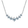 Real Moissanite Diamond for Woman Engagement Jewely with Certificates Sterling Sliver Plated White Gold Necklace