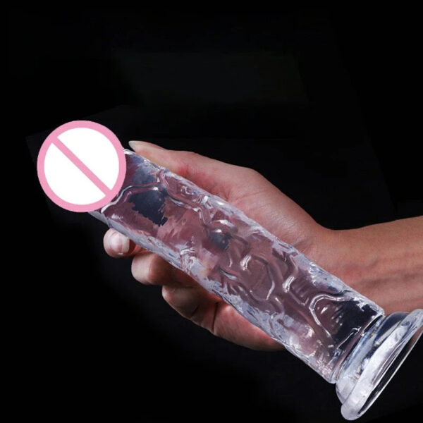 02efa56029413dc7 7 Size Realistic Dildo Jelly Penis Suction Cup Dildo Big Dick Female Masturbator Clitoral Stimulator Lesbian Sex Toys For Women