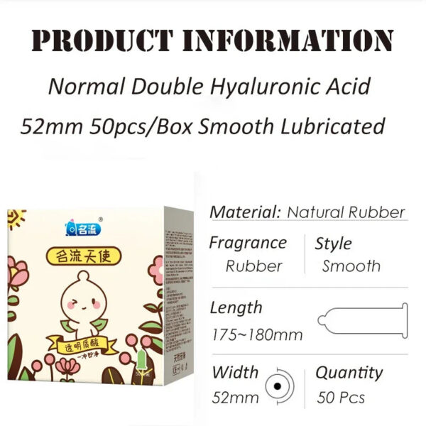 02f6530761368853 50pcs/Box Ultra Thin Lubricated Condoms Natural Rubber Latex Penis Sleeve Sex Shop