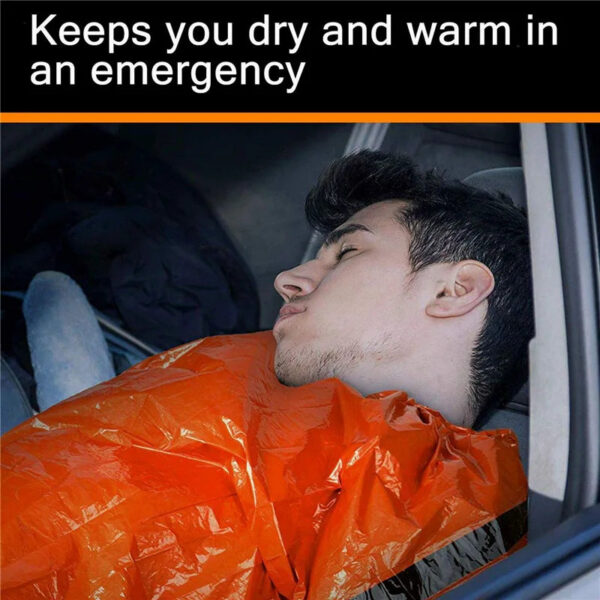 030e3bf2dc72f80a 1Pc Outdoor Portable PE Aluminum Film First Aid Tent Insulation Waterproof Mat Camping Sleeping Bag