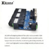 032683c13d5214d6 placa metro switch Ethernet fibra 100M PCBA Board Optic Media Converter 20km 3 Fiber 3 RJ45 Support RPOE Simplex SC Fiber Switch
