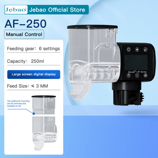 0331977d038e1af5 Jebao Jecod New Aquarium Tank Intelligent Automatic Feeder Digital Timing Wifi Wireless Remote Control Fish Feeding
