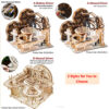 03332194b493a1af 3D Wooden Puzzle Marble Run Set DIY Assemble nical Model Building Kits STEAM Educational Toys for Adult Kids Birthday Gifts