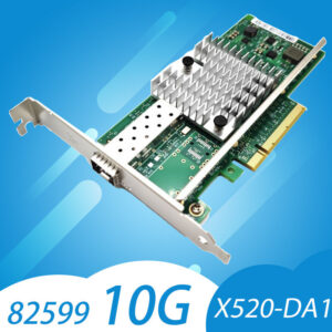 03502c64a905ce16 10Gb Ethernet Network Adapter Intel 82599EN X520-DA1 1xSFP+ Port PCI-E x8,x16 NIC Card Support Windows Server/7/8/10/VMware