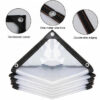 036e82002599231c Transparent shading Lightweight waterproof cover tarpau transparent rainproof cloth