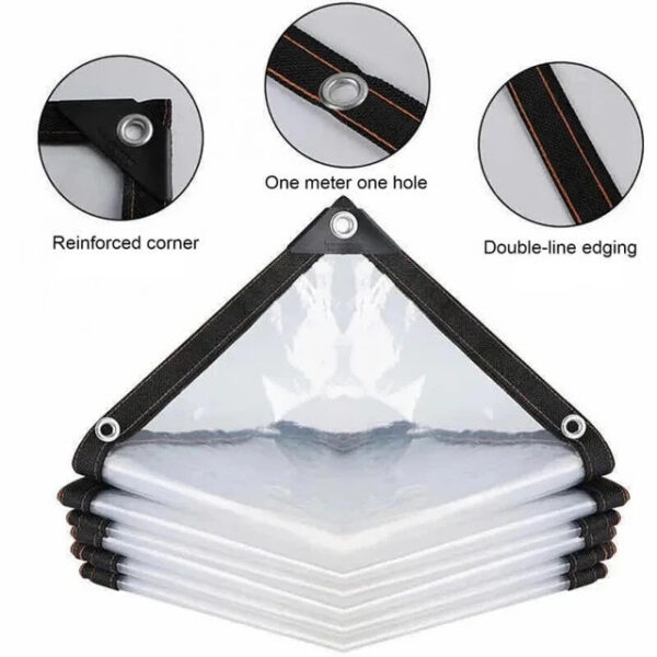 036e82002599231c Transparent shading Lightweight waterproof cover tarpau transparent rainproof cloth