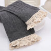 5 Colors Thigh Girls Lace Winter Warm Socks Women Sexy Stocking Medias Pantyhose Stockings Knee High