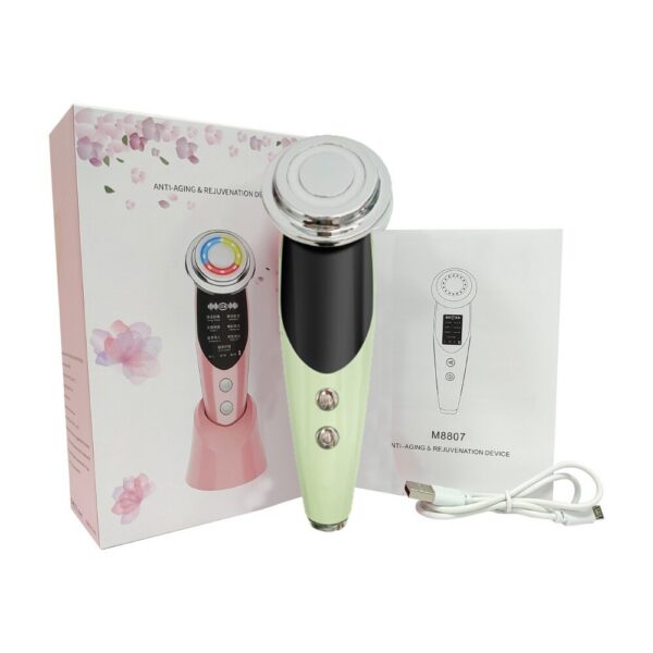 037cae0d85c88bf1 7 in 1 Face Lift Devices EMS RF Microcurrent Skin Rejuvenation Women Facial Massager Light Therapy Anti Aging Wrinkle Beauty