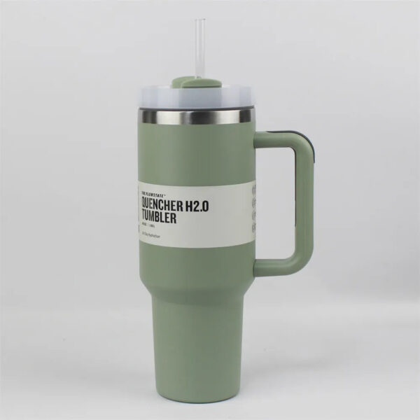 037f550411913ed7 Ready To Ship Quencher 40oz Tumblers H2.0 Stainless Steel Cups Silicone handle Lid Straw 2nd Generation Car 40 oz mugs Water Bottles 20 color H0236