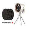 2024 New Portable Exhaust Fan Small Kitchen Extractor Barbecue USB Supply Desktop Range Hoods Mini Suction Cooker Hood