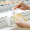White Liquid Lotion Pump Refillable Shampoo Bottle Plastic Hand Soap Dispenser