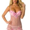 03bdcfa8a0afe741 Veet Kitten Second Date Pink Sexy Chemise Lingerie Set for Women #514547
