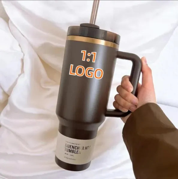 03d2efb9330b559a THE QUENCHER H2.0 40OZ Mugs Black Chroma Tumblers Insulated CLEAN SLATE Car Cups Stainless Steel Coffee Termos Tumbler Winter Pink Target Red Cosmo Neon White US STOCK