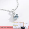 03e21d01bf509f67 GRA 1CT-3CT Moissanite Diamond Wedding Pendant Necklace for Women Sterling Sier Long Chain Quality Fine Jewelry