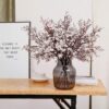03e72998e5694bbc Momkids 6 Pcs Babys Breath Bulk Artificial Faux Silk Flower Gypsophila Bouquet Winter Real Touch Fake Floral for Office Kitchen Wedding Restaurant Centerpieces Christmas Party Decor (White)