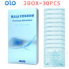 04018e76f029f08c 30pcs Ultra Thin Condoms Intimate Condone Super Lubricated Natural Latex Penis Sleeve Long Lasting Condom for Adult 18+ Sex Toys