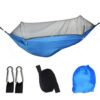 04045f87084190be Outdoor Camping Hammock With Mosquito Net Lightweight Hanging Hammocks High Strength Parachute Fabric Hanging Bed Net 250x120cm