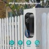 040bfe6d1f177a7c 5G 2.4G WiFi Video Doorbell 1080P Wireless Bell Tuya APP Smart Intercom Camera IP65 Waterproof Ring Bell with 7000mAh Battery