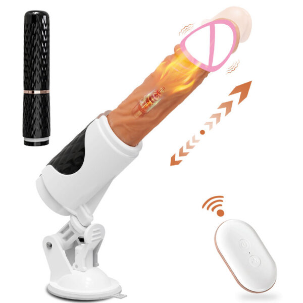 0416292178954deb Automatic Thrusting Dildo G spot with Suction Cup Toy Women Adult Hand-Free Sex Fun Anal Vibrator for Orgasm