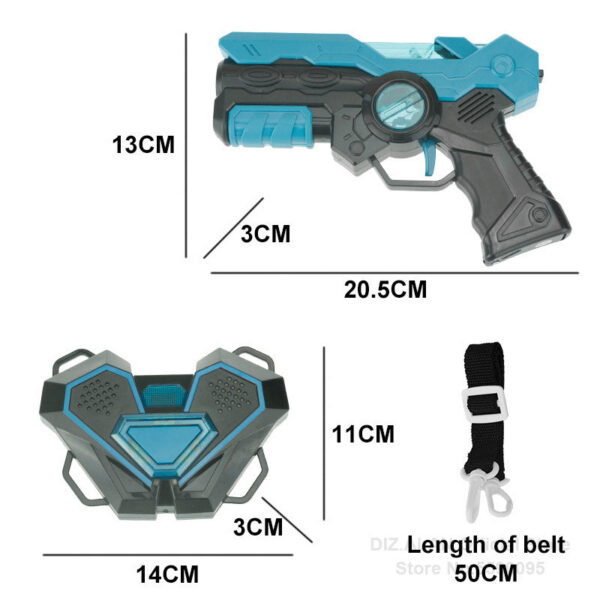 0424c61452a0dc14 Tag Battle Game Gun Set Electric Infrared Toy Guns Weapon Kids Laser Strike Pistol For Boys Children Indoor Outdoor Sports