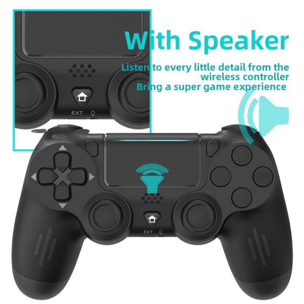 DATA FROG Bluetooth-Compatible Game Controller for PS4/Slim/Pro Wireless Gamepad PC Dual Vibration Joystick For IOS/Android