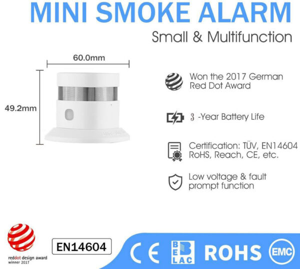 047361bd9f71aba3 HEIMAN Zigbee Detector Smart Home system 2.4GHz High sensitivity Safety Prevention Sensor