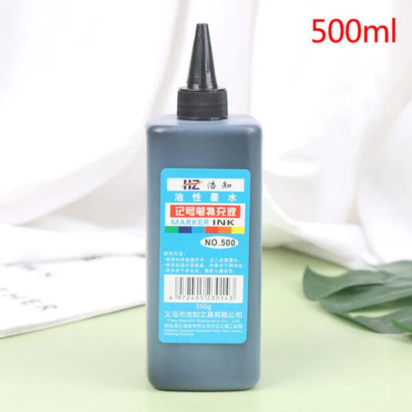 04775430e1293a71 500ml Permanent Dry Graffiti Oil For Marking Pen Add Ink, Smooth And Easy To Use Stationery