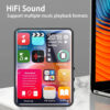 2.4-inch full-screen toucreen MP3 player, mini Mp4 player with Bluetooth, 4-128GB, hi-fi, HD, lossless recording, FM radio, v