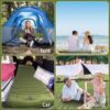 049a015b3503fd82 MEETSUN Insulated Sleeping Mat for Camping,50D Poly Pongee Fabric,Wear-Resistant,Enlarged Size,5" Thick Camping Mattress Pad with Built-in Foot Pump,Lightweight Sleeping Pad for Backpacking,Car,Tent.