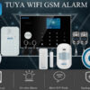 049e7093cc71f01c 433MHz Wireless Solar Strobe Siren Waterproof For Tuya PG103 106 107 W2B W3B W4B W7B G30 G50 Home Burglar Wifi GSM Alarm System