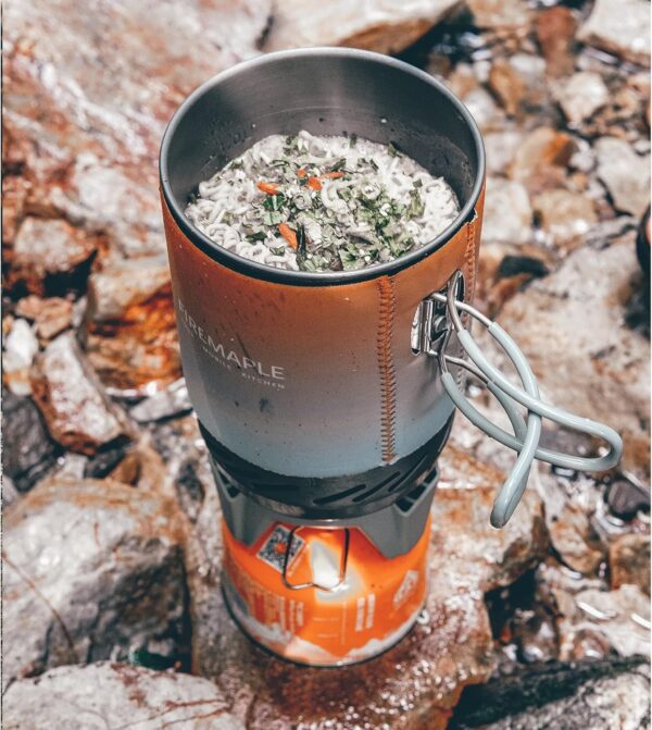 Fire-Maple FMS-X1 Camping Stove Gas System | Portable Pot/Jet Burner Outdoor Gas Cooking Essentials | Compact Equipment for Hiking Trekking Backpacking Fishing Hunting