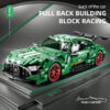 04d110335e7cc1ad ToyX Technical Super Racing Car 456PCS Model Building Blocks Automobile Pull Back DIY Vehicle Children Construction Toys