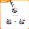 04dde96cb84fc372 AZDENT Dental Orthodontic Brackets Self-Ligating Braces Inserted Crimpable Movable Hooks Auxiliary Hole Buccal Tube 28pcs/Box