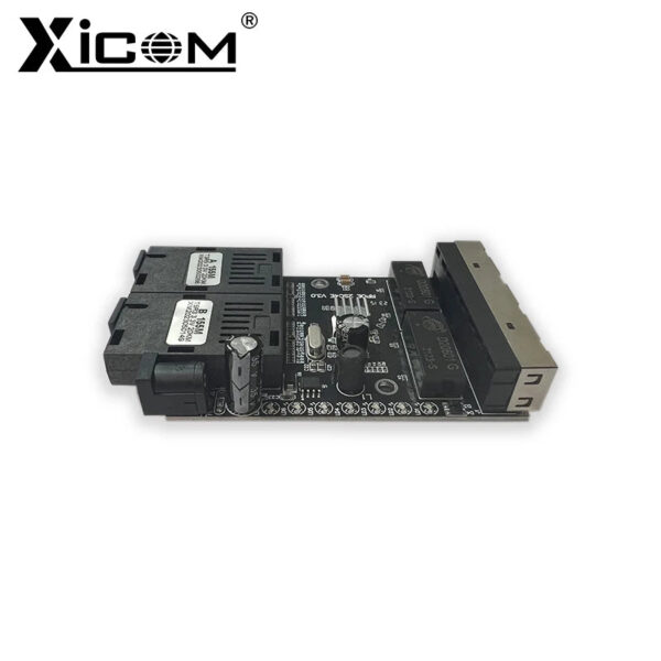 10/100M Fast Ethernet Switch Fiber Reverse POE Singlemode 2 SC Fiber Port 4 RJ45 Optical Media Converter PCBA placa metro Board