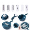 1Pc Green/Blue/Pink Kitchen Multifunctional Salad Utensils Chopper Carrot Potato Manual Shredder Cook Vegetable Tools