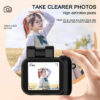 Mini Monoreflexes Style Camera Cmos Flash Lamp And Battery Dock Portable Video Recorder Dv 1080p With Lcd Screen New
