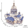 0501e794c0c2172a 3D Wooden Puzzle Saint Basil's Cathedral Building House Kits Castle Villa Model Jigsaw Teen DIY Toys For Children Kids Gift