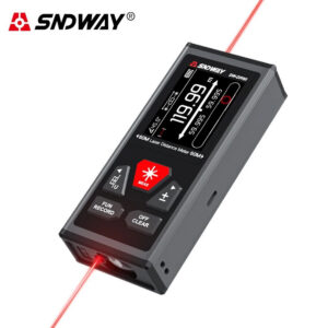 0549d492ef66ddc4 SNDWAY Dual Distance Meter Rechargeable Bilateral Laser Rangefinder 200m 120m Digital Tape Measure Angle Measurment Tool