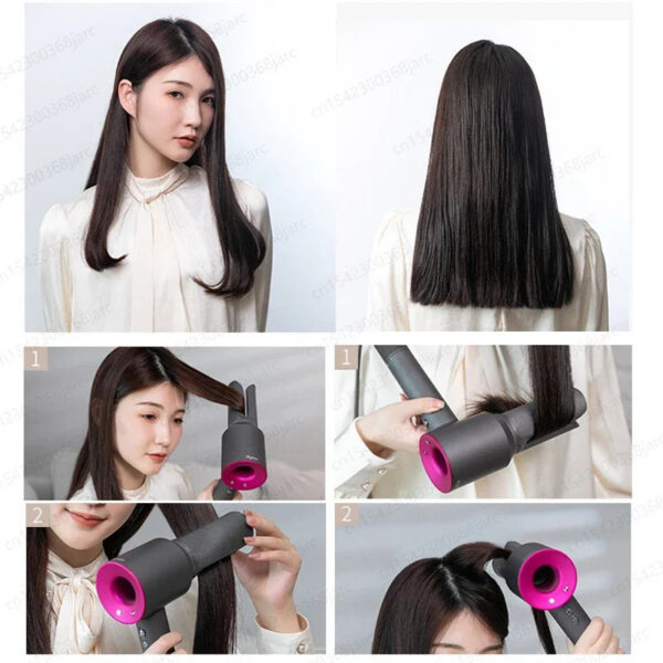 054cc2de152da774 Straight Attachment For Dyson Supersonic HD08 HD15 Dryer Accessories Hair Styg Plate Clamp Straighten Tool Nozzle