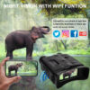 4K Night Vision Binoculars Device 10x Digital 800m Full Dark 8W Infrared WiFi Telescope Goggles For Camping Hunting Video Record