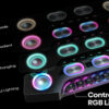 FIFINE Bluetooth RGB Gaming Speakers, Wireless/Wired Computer Speakers with Dynamic Lights for PC, Phone, Parties & Gaming - A16