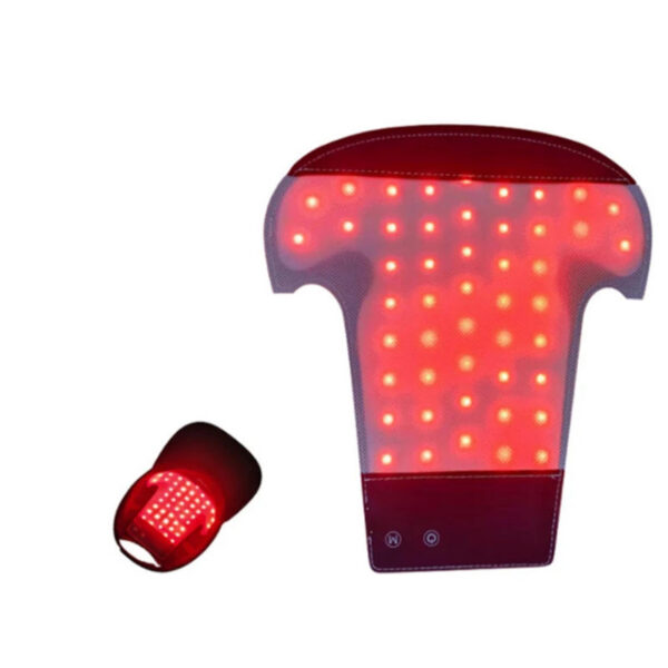Red Fast Growth Cap Red&Infrared Light Therapy Device for Hair Loss Treatment with USB Charging Anti-hair