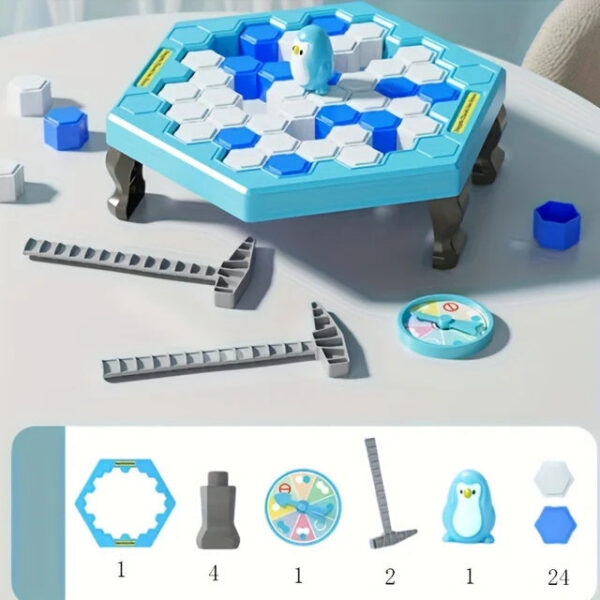05728bf657a166a2 Save Penguin Toy, Ice Breaker Knocking And Disassembg Wall Board Novelty Game Interactive Toy