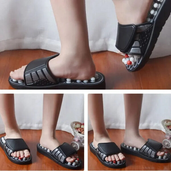 057c4d46fcaab63c Acupoint Massage Slippers Therapy Massager Shoes For Feet Unisex Home Flip Flop Health Care Medical Rotating Foot Massager Shoes