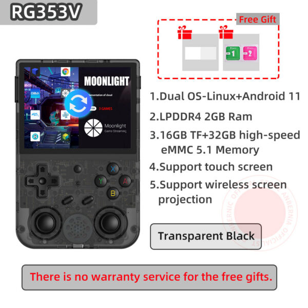 ANBERNIC RG353V RG353VS Retro Games RK3566 3.5INCH 640*480 Handheld Game Console Emulator UX Children's Gifts