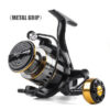 05b6c41a45a8467d Spinning Metal Spool 5.2:1/4.7:113BB, Ball Bearings Carp Fishing Reel, BK2000-7000 ,Metal e Cup, Sea Tackle