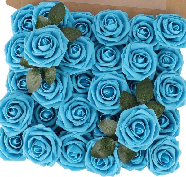05c1c6f6180788bc MACTING 30PCS Artificial Glitter Flowers, Black Fake Roses with Stem for Valentines Day Tree Ornaments Party Wreath Home Spring Indoor Decorations