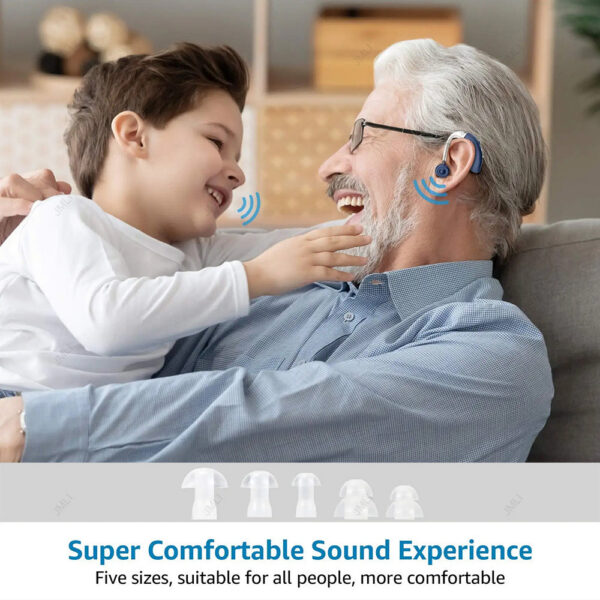 2024 Best Digital Aids Seniors Invisible Rechargeable Sound Amplifier with Noise Cancelg for Adults Hearing Loss